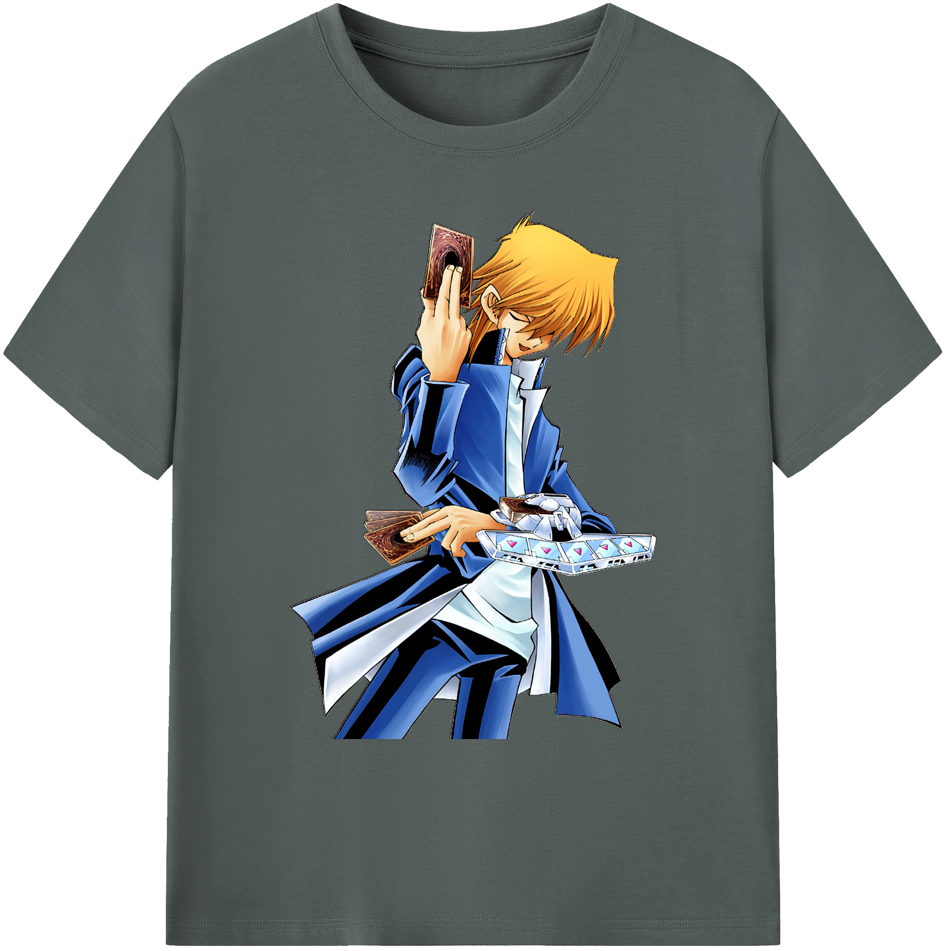 （画像用） 遊☆戯☆王 Yu-Gi-Oh! 綿100％ メンズ半袖Tシャツ｜肌触りやわらか＆通気性